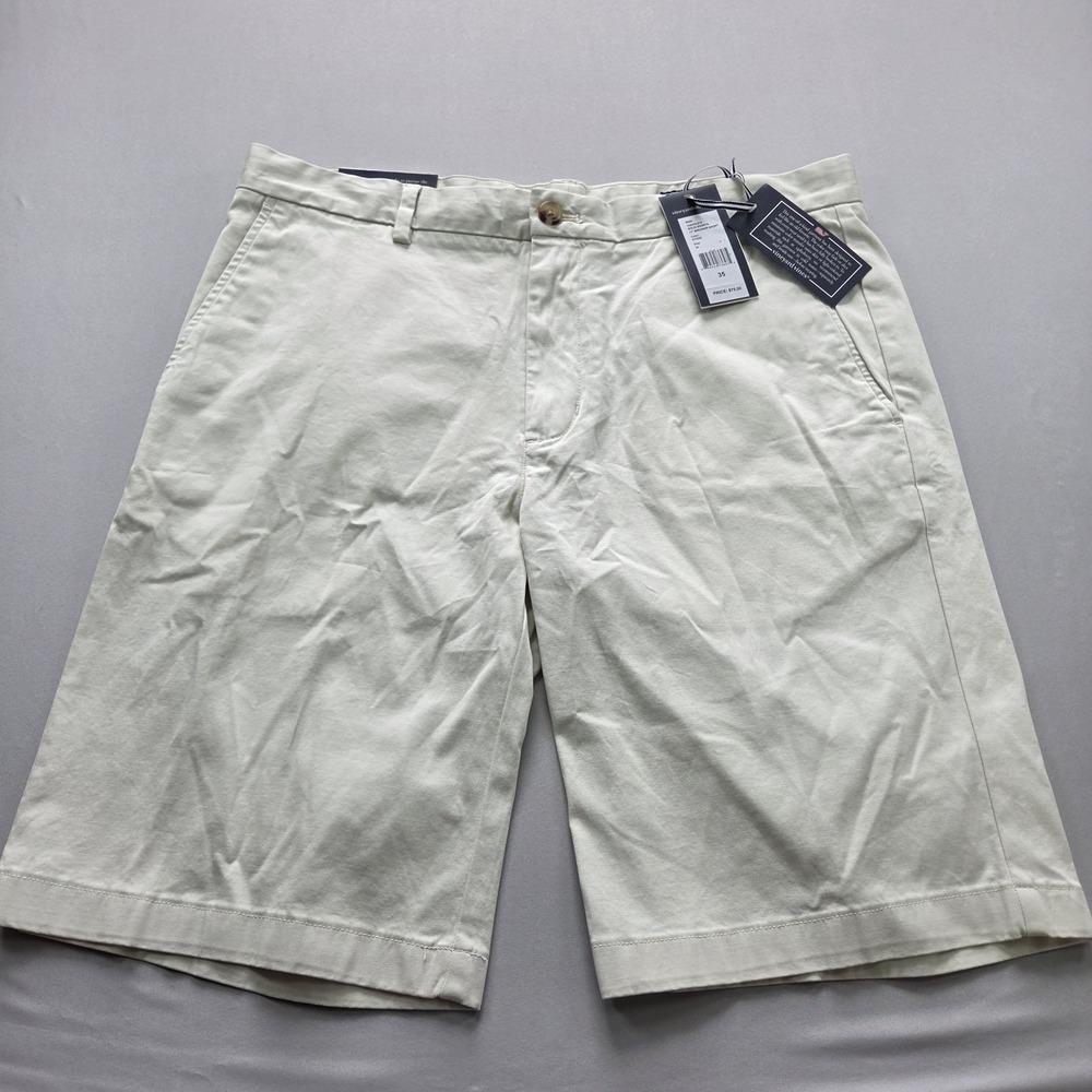 Vineyard Vines Breaker Shorts Stone 35" Waist 11" Inseam NEW